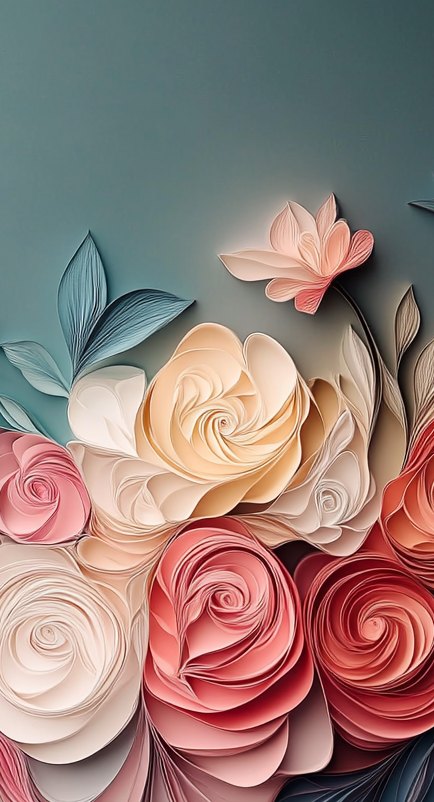Paper-flower background