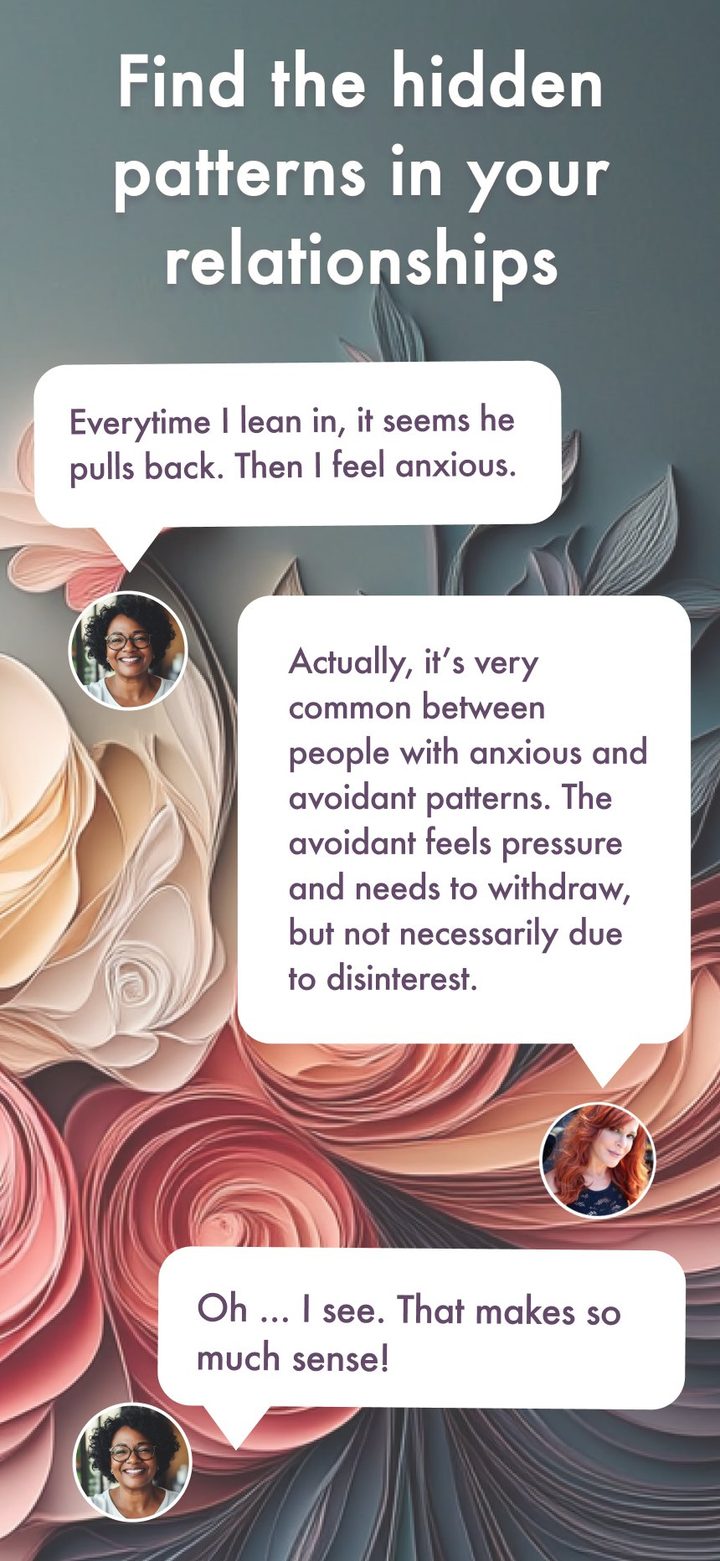 App Store screenshot 5: Find the hidden patterns in your relationships
