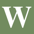 Green W monogram